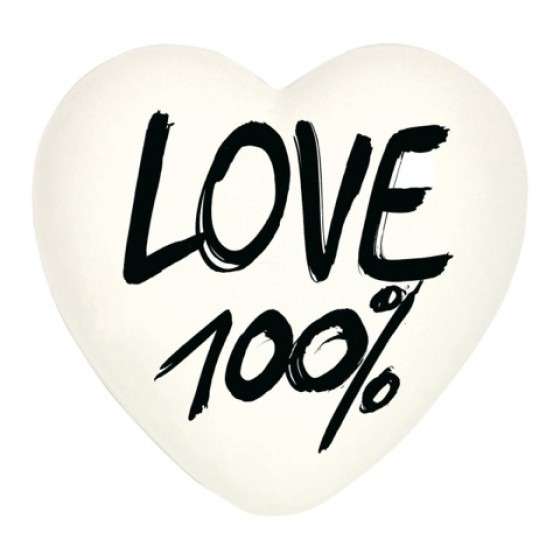  Сердечко "100% LOVE"