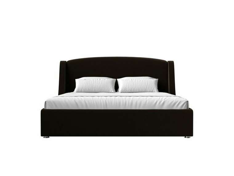 Кровать Лотос 180х200 темно-коричневого цвета с подъемным механизмом