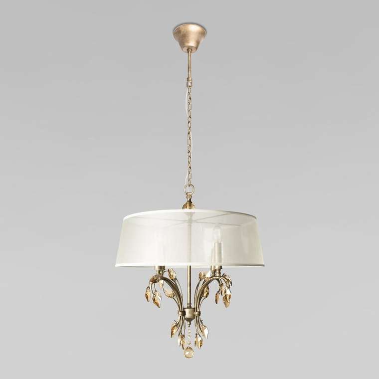 Подвесная люстра Hermitage 10305/B (ткань, цвет прозрачный)