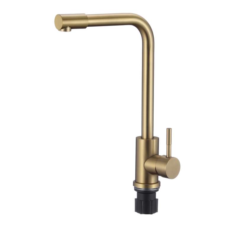 Смеситель для кухни Fmark FS8233C бронзового цвета