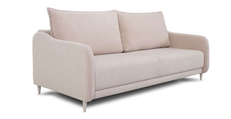 Прямой диван-кровать Бьёрг бежевого цвета