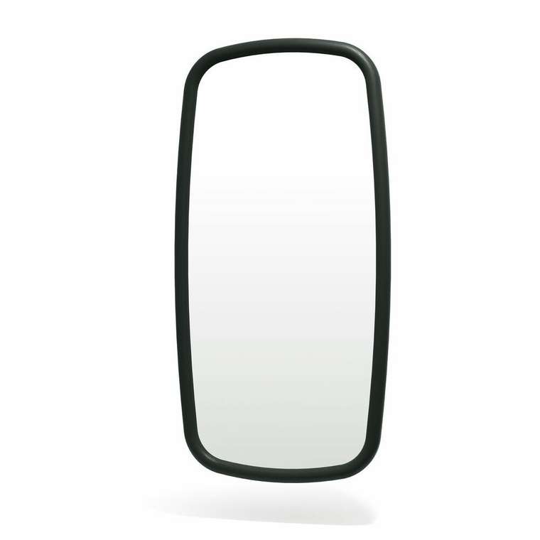 Настенное зеркало Base 80х160 в раме черного цвета