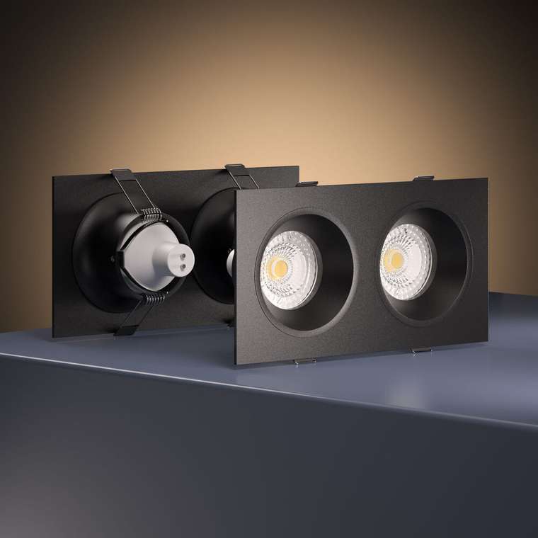 Светильник встраиваемый GU10 черный 15700/02 Andi