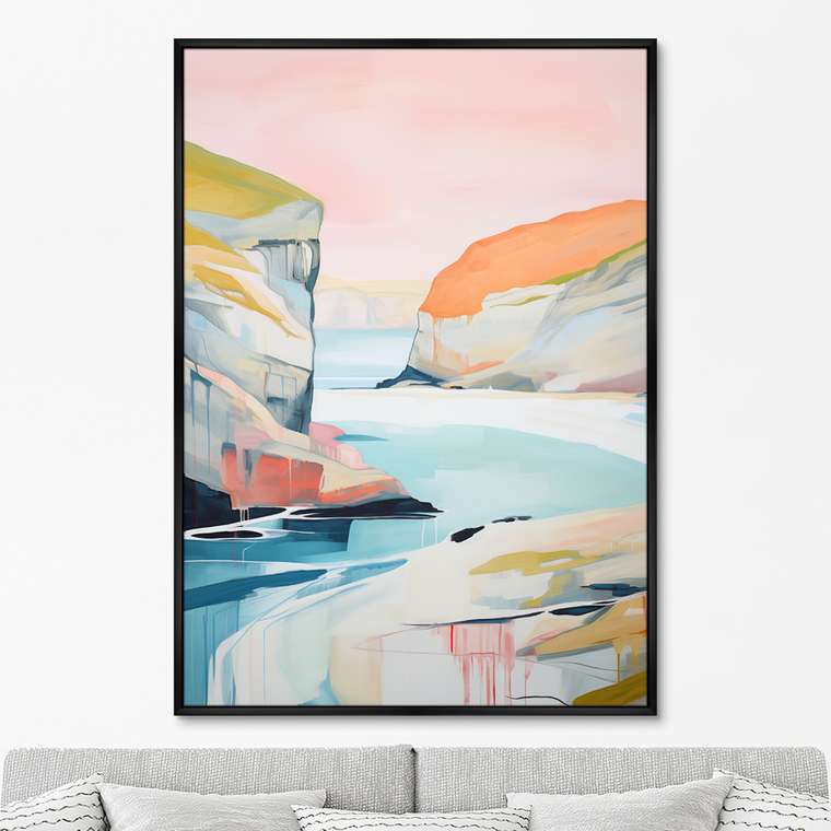 Репродукция картины Landscape Collection, The sea flow, No 2, 2024г.