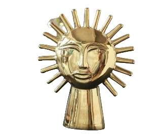 Статуэтка Солнце IST-084 золотого цвета