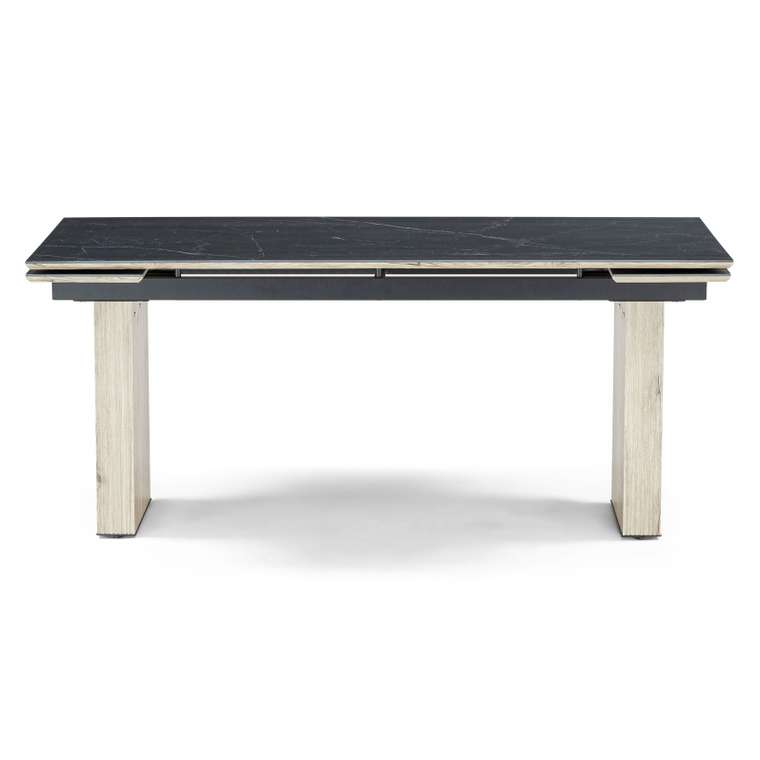 Обеденный стол Бернардо 90х180 черного цвета