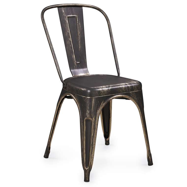 Обеденный стул Bistro Vintage цвет черный античный
