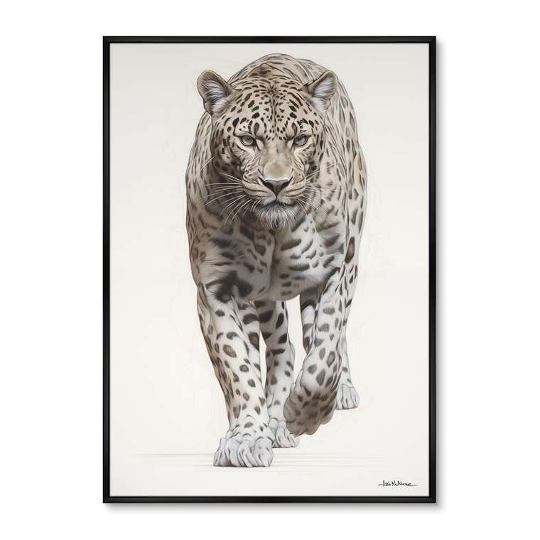 Репродукция картины Leopards, No 2, 2024г.