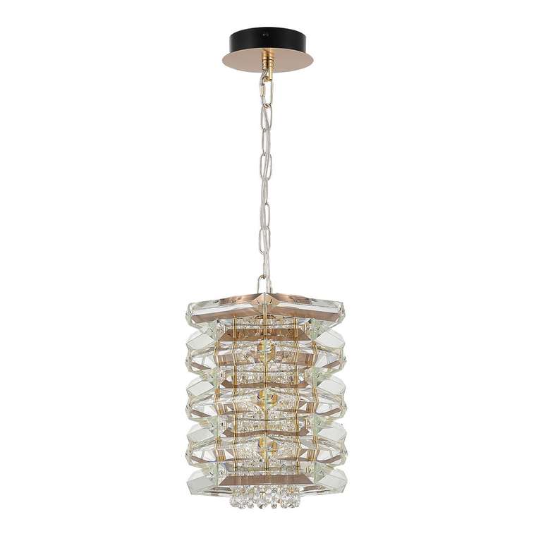 Светильник подвесной ST-Luce медь/прозрачный E14 1*40W STROZZI
