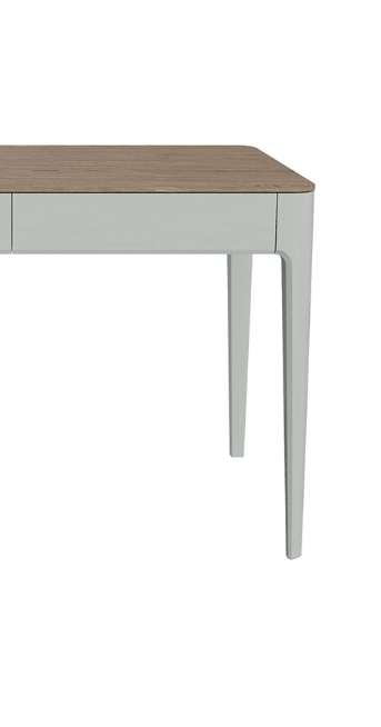 Стол письменный Type oak 120 бежево-белого цвета