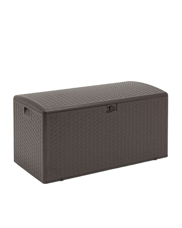 Стол-сундук коричневого цвета