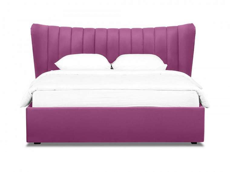 Кровать Queen Agata Lux 160х200 пурпурного цвета