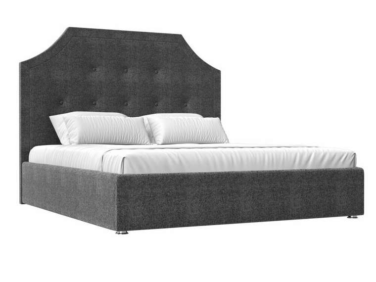 Кровать Кантри 160х200 серого цвета с подъемным механизмом