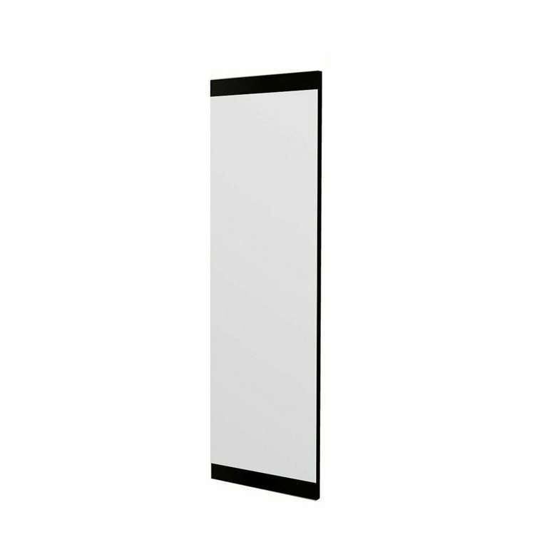Настенное зеркало Decor 40х120 в раме черного цвета