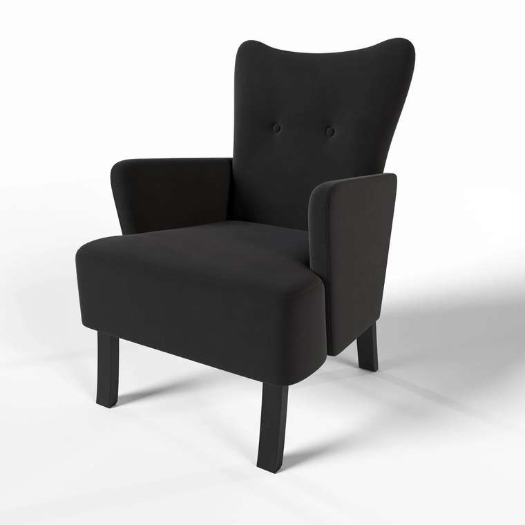 Кресло Остин черного цвета