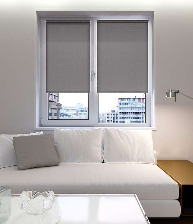 мини ролета Лестер 57х175 графит