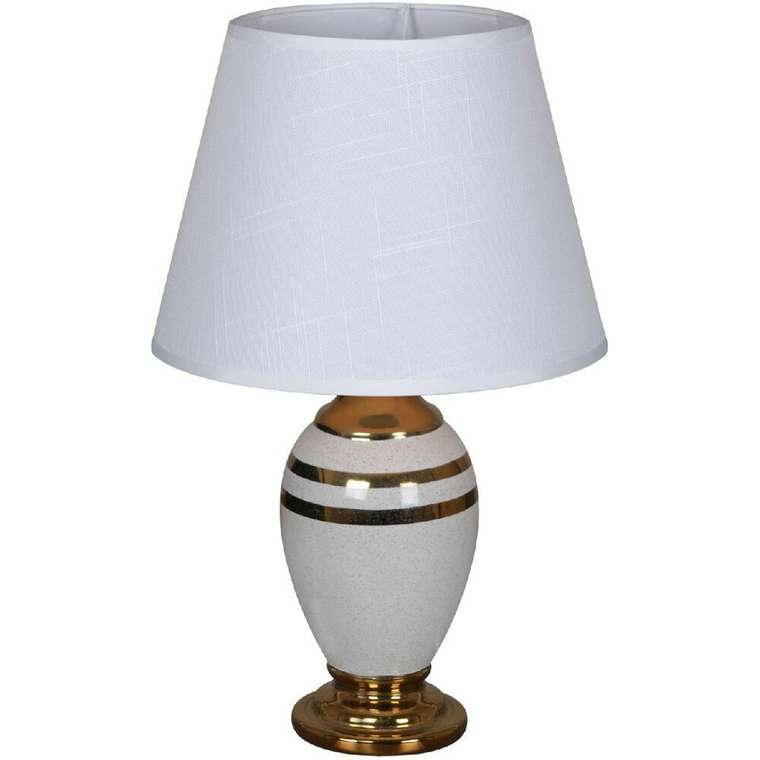 Настольная лампа 30268-0.7-01 (ткань, цвет белый)