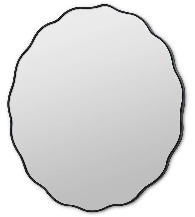 Настенное зеркало Fancy M 80х80 черного цвета