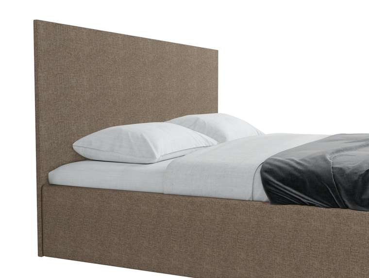 Кровать Bonem 140х200 темно-бежевого цвета с подъемным механизмом
