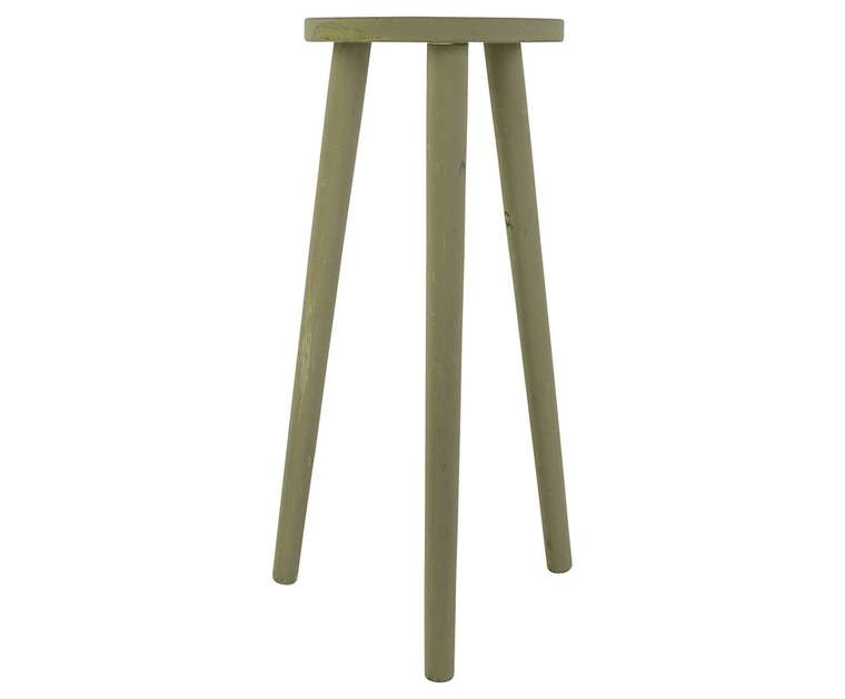 Стол-подставка для кашпо зеленого цвета