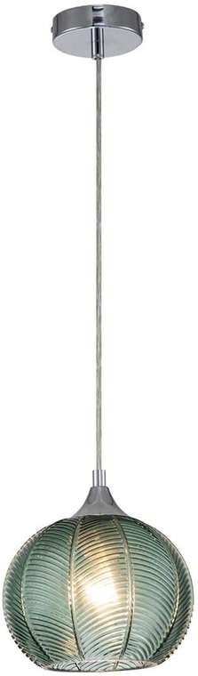 Потолочный светильник подвесной шириной 20 см 10194/1S E27*40W Escada Pion Green