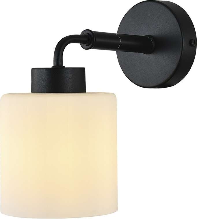 Бра Escada Lord 2133/1A 1x60Вт E27, металл/стекло, чёрный мрамор/белый