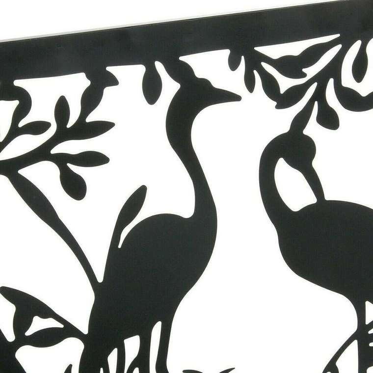 Декоративная фигура 96 x 1 x 50 cm Чёрный птицы (2 штук)