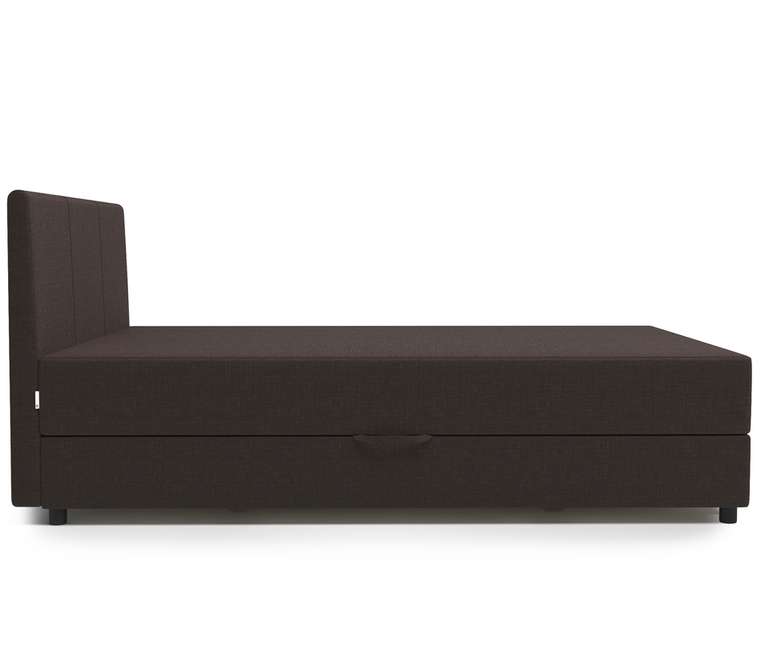 Кровать тахта Классика 140х198 шоколадного цвета с подъемным механизмом