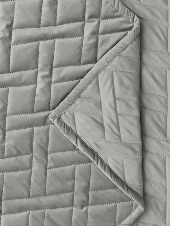 Покрывало Mono Adria 135x230 серого цвета 