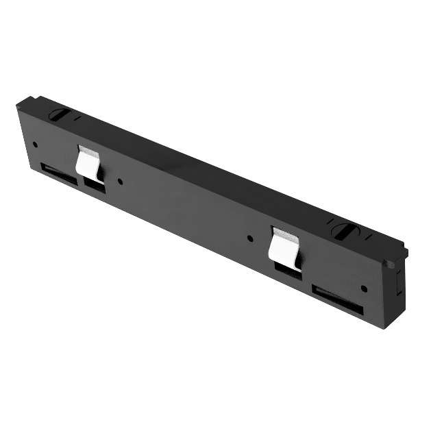 Соединитель трековый однофазный 24V прямой LINEA ЧЕРНЫЙ