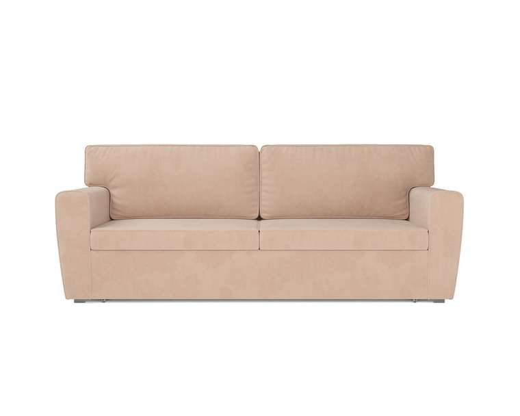 Прямой диван-кровать Оскар темно-бежевого цвета