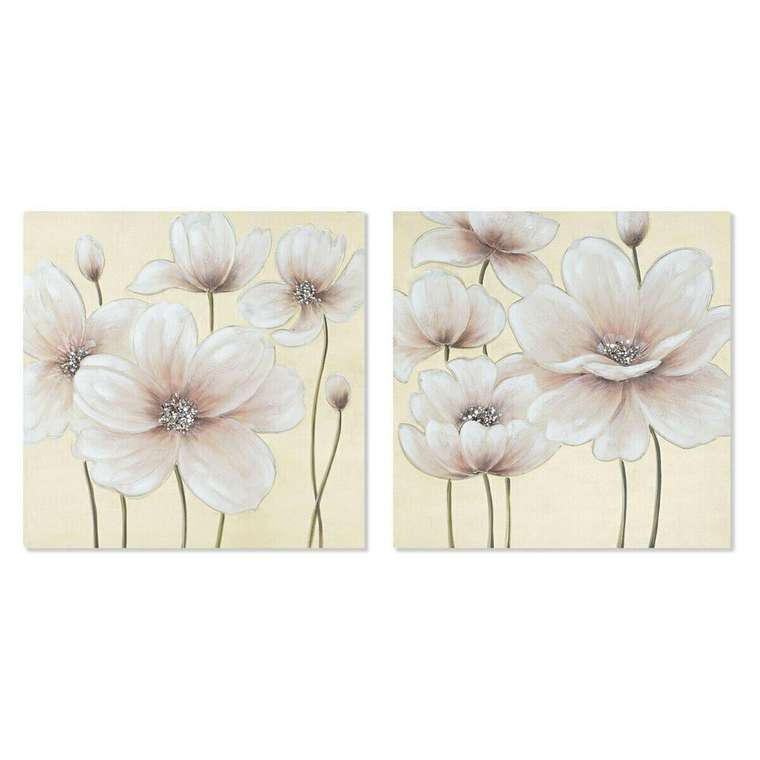 Картина Shabby Chic 80 x 3 x 80 cm (2 штук)
