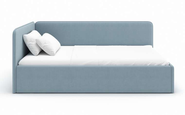 Кровать-диван Leonardo 90х200 голубого цвета с подъемным механизмом