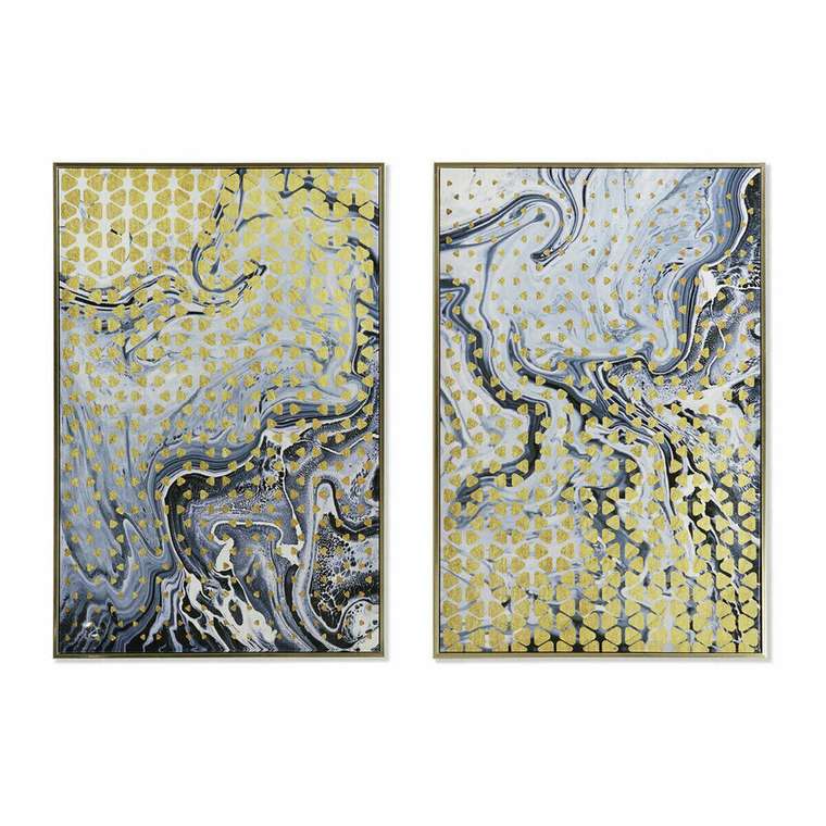 Картина Абстракция 60 x 3 x 90 cm современный лаковый (2 штук)