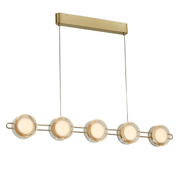 подвесная люстра Yo-yo металл, акрил 10*LED*4W, 3200LM, 4000K, included