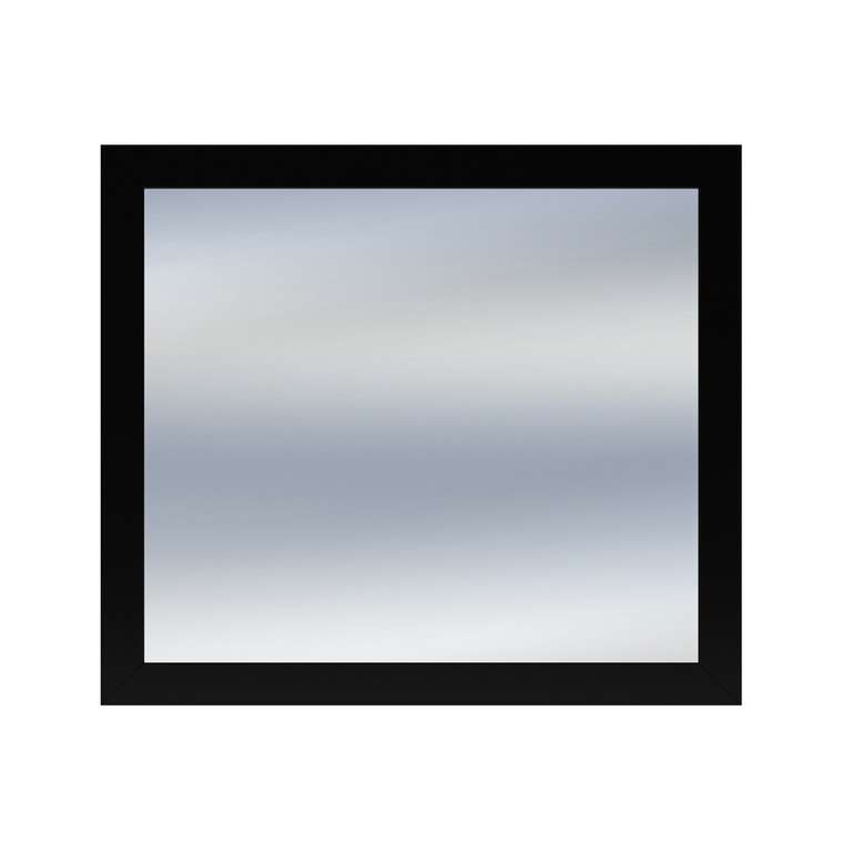 Настенное зеркало Марсель 63х72 черного цвета