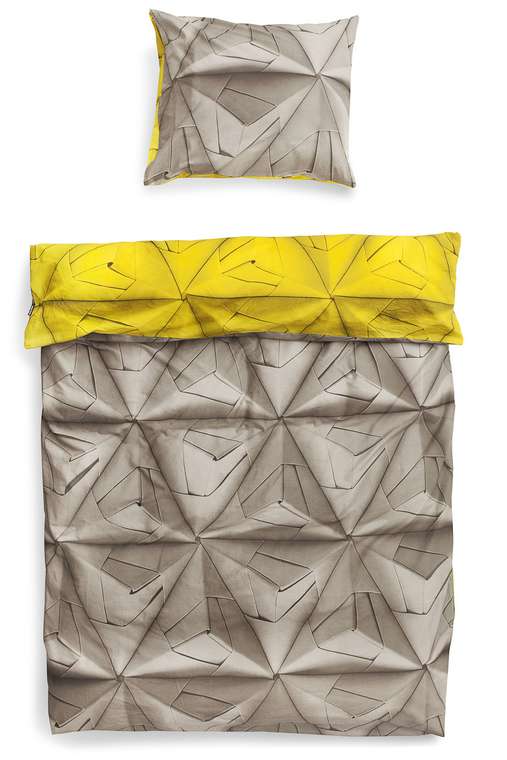Комплект постельного белья "Оригами" 150х200 желтый