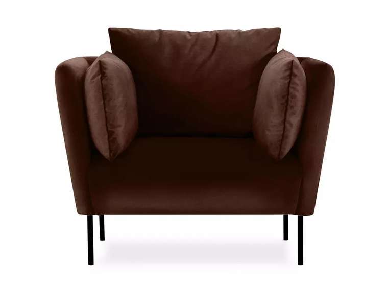 Кресло Copenhagen темно-коричневого цвета