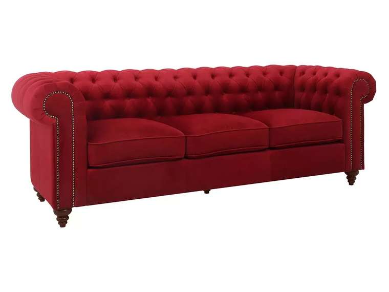 Диван Chester Classic красного цвета