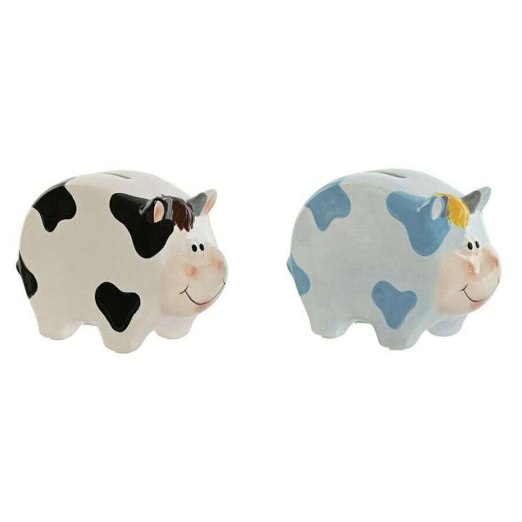 Kопилка Home ESPRIT Dolomite Корова 16 X 7,5 X 12,5 cm (2 штук)