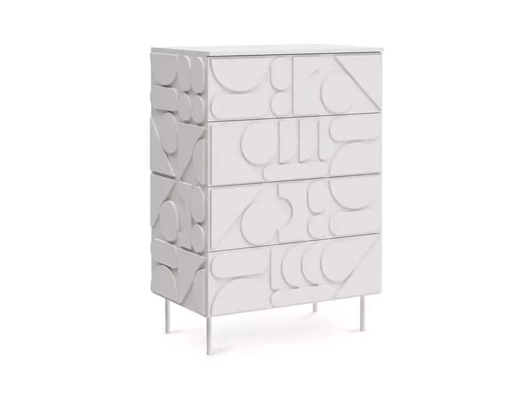 Комод Milton белого цвета