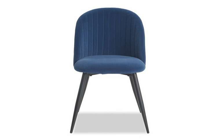 Обеденный стул Angela темно-синего цвета