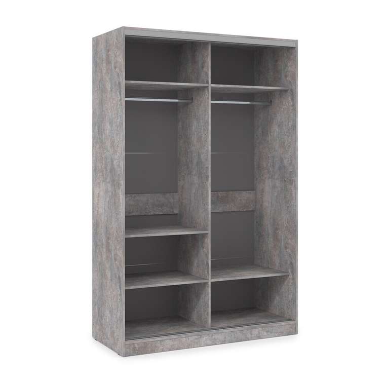 Шкаф-купе Comfort 12.3 серого цвета