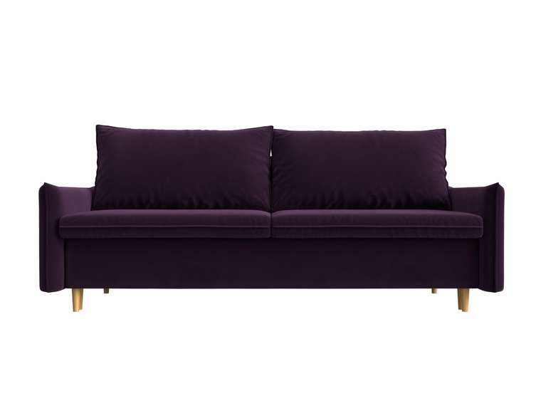 Прямой диван-кровать Хьюстон фиолетового цвета