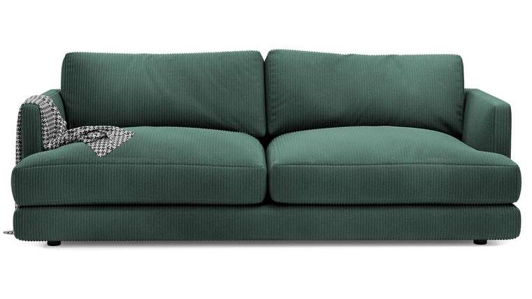 Прямой диван-кровать Ибица зеленого цвета