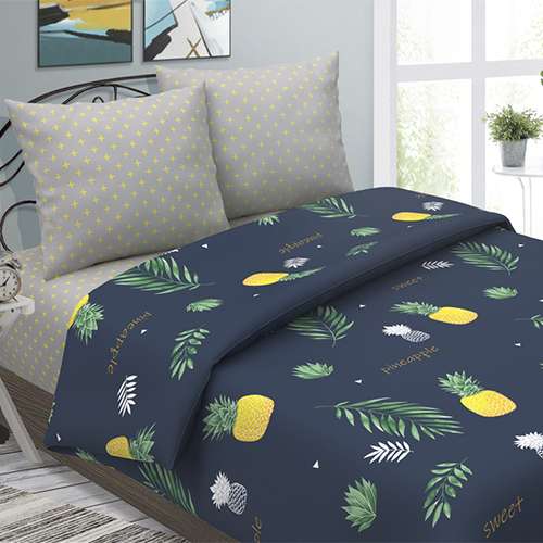 КПБ 'Insight' 1,5 спальный, поплин, 100% хлопок, пл. 118 гр./кв.м., 'ПинаКолада'