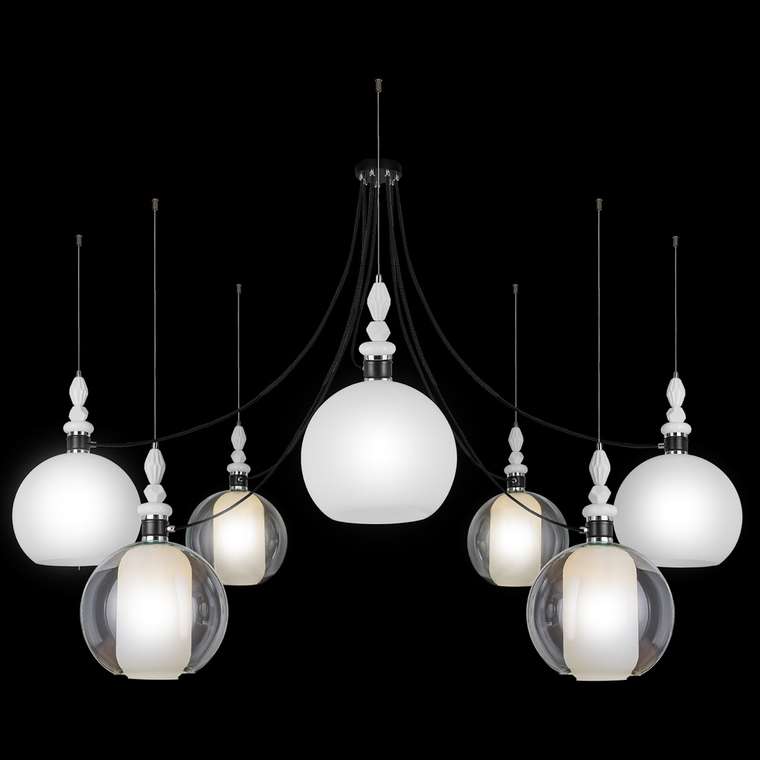Подвесная люстра Aquarium  white №2 -  M66TW