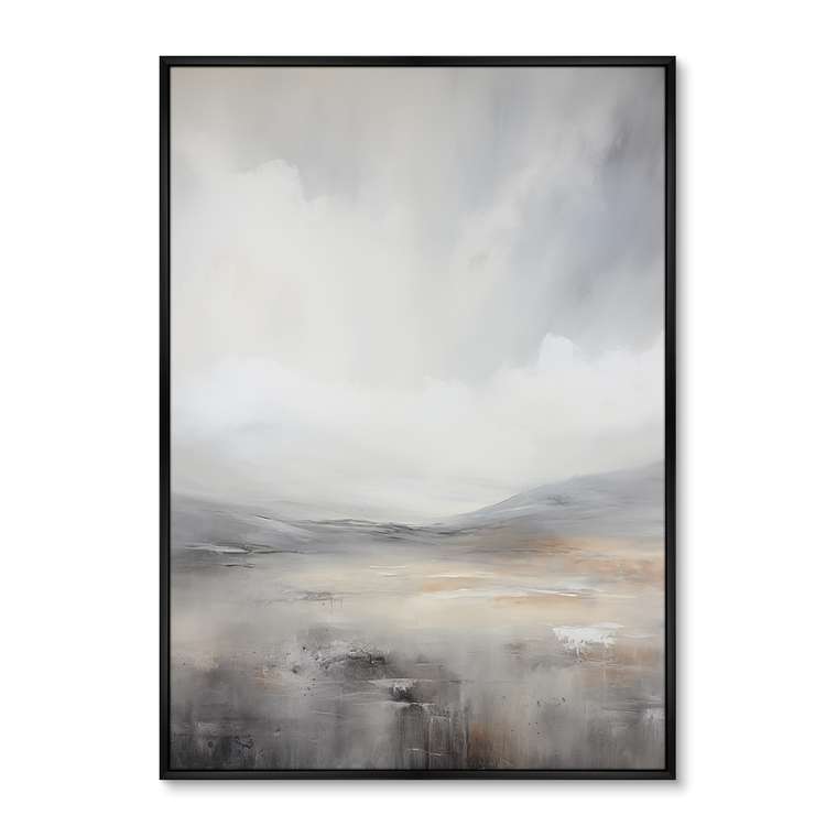 Репродукция картины Landscape Collection, Grey foothills, No 1, 2024г.
