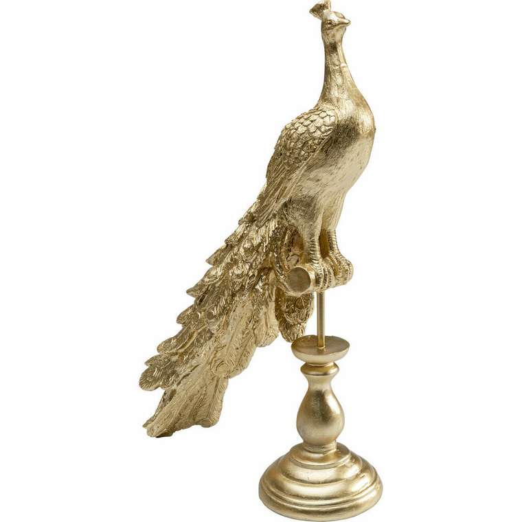 Предмет декоративный Peacock золотого цвета