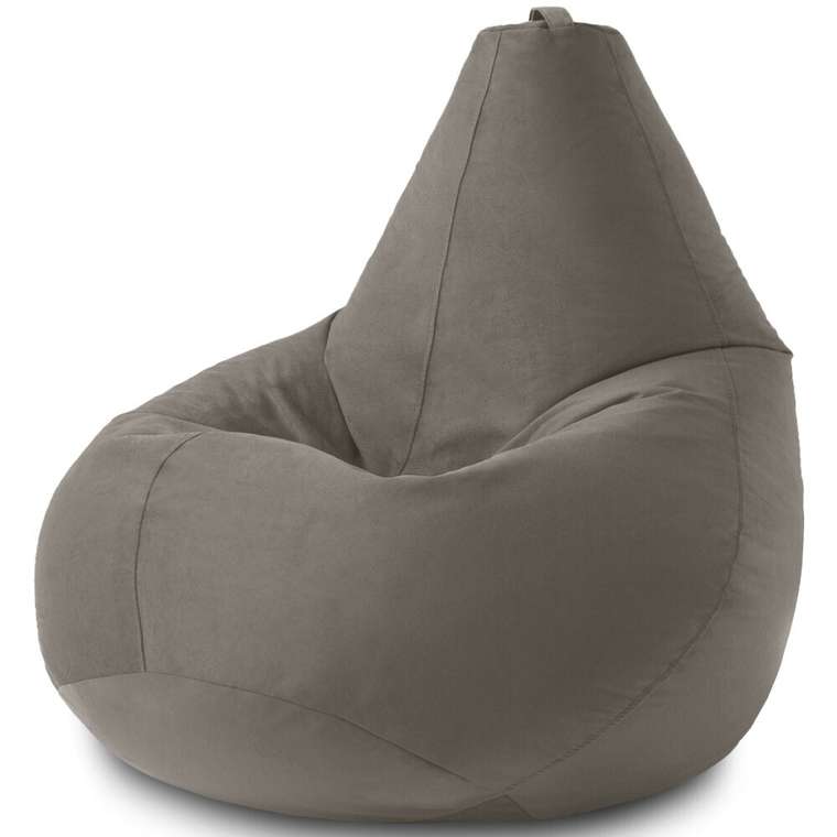 Кресло-мешок груша XXXL-Стандарт серого цвета